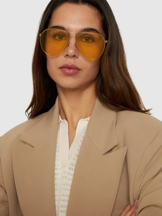 Etro   Luxury metal aviator sunglasses 