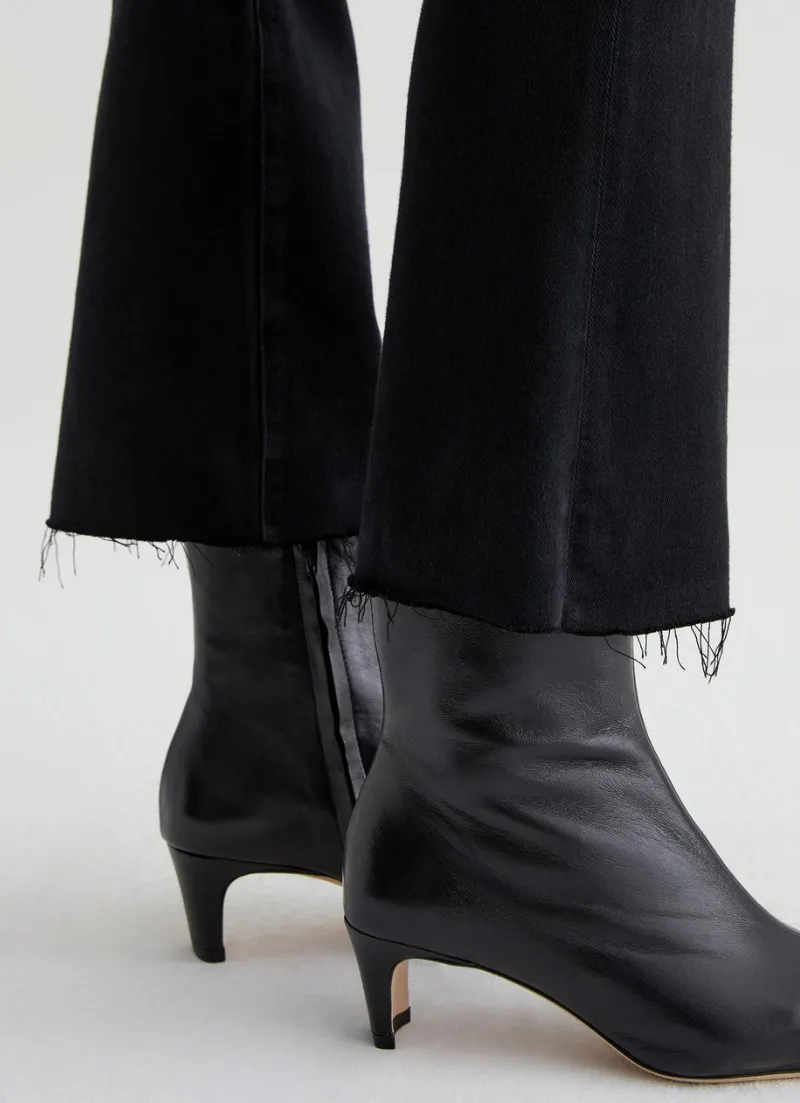 Farrah Boot Crop | Sulfur Black