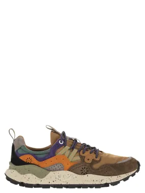 Flower Mountain    Flower Mountain Yamano 3 Sneakers In Suede And Technical Fabric