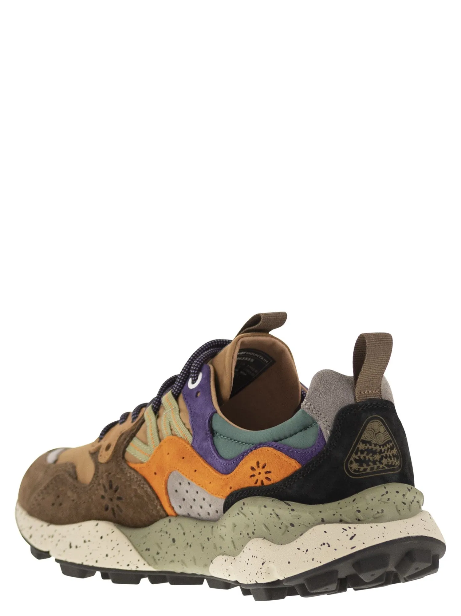 Flower Mountain    Flower Mountain Yamano 3 Sneakers In Suede And Technical Fabric