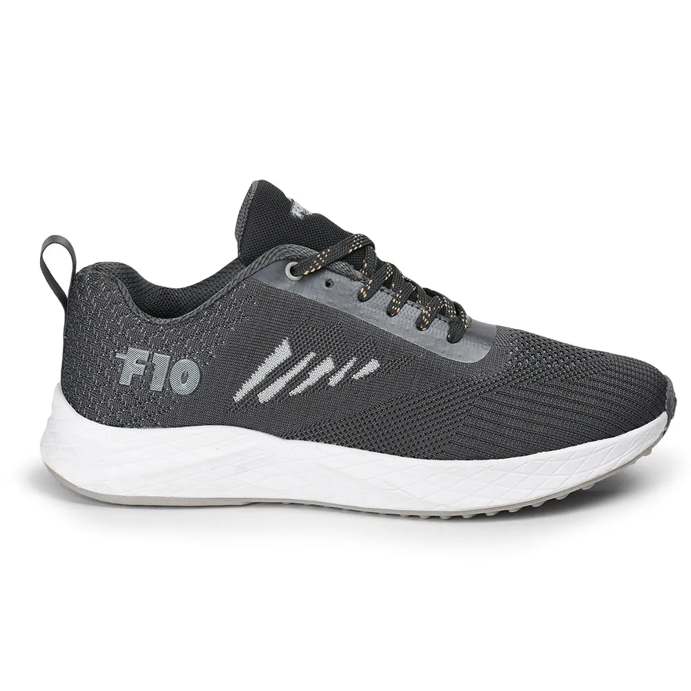 Force 10 By Liberty Men KIGER-1 Grey Sports Lacing Shoes