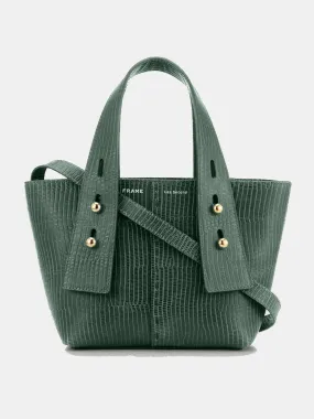     FRAME  Les Second Forest Lizard Mini Handbag    