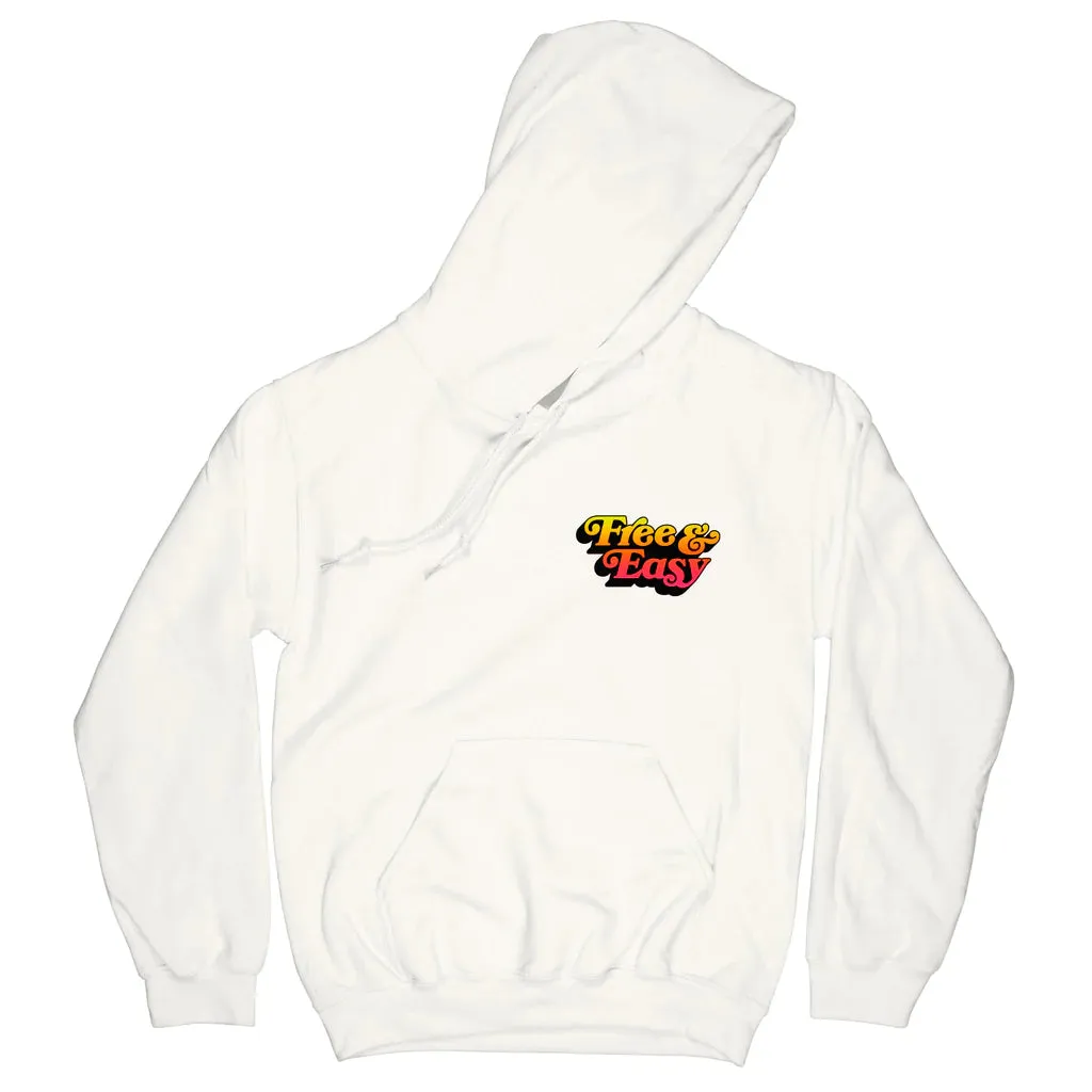 FREE & EASY Don't Trip Drop Shadow OG Hoodie WHITE