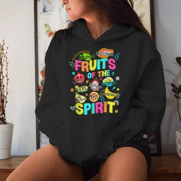 Fruits Of The Spirit Jesus Christian Inspirational Religious Women Hoodie