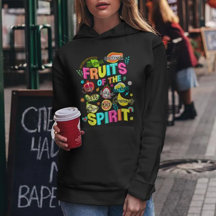 Fruits Of The Spirit Jesus Christian Inspirational Religious Women Hoodie