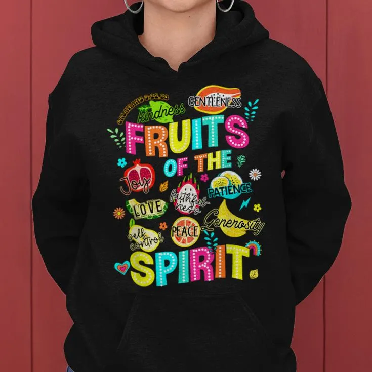 Fruits Of The Spirit Jesus Christian Inspirational Religious Women Hoodie