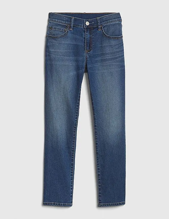 GAP Boys Blue SuperDenim Lightweight Slim Jeans