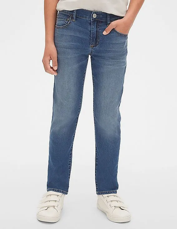 GAP Boys Blue SuperDenim Lightweight Slim Jeans