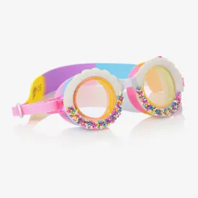 Girls Pink Sprinkle Swimming Goggles