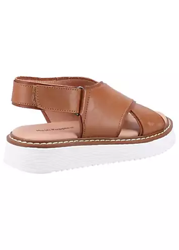 Girls Tan Mini Clarissa Sandals by Hush Puppies | Look Again