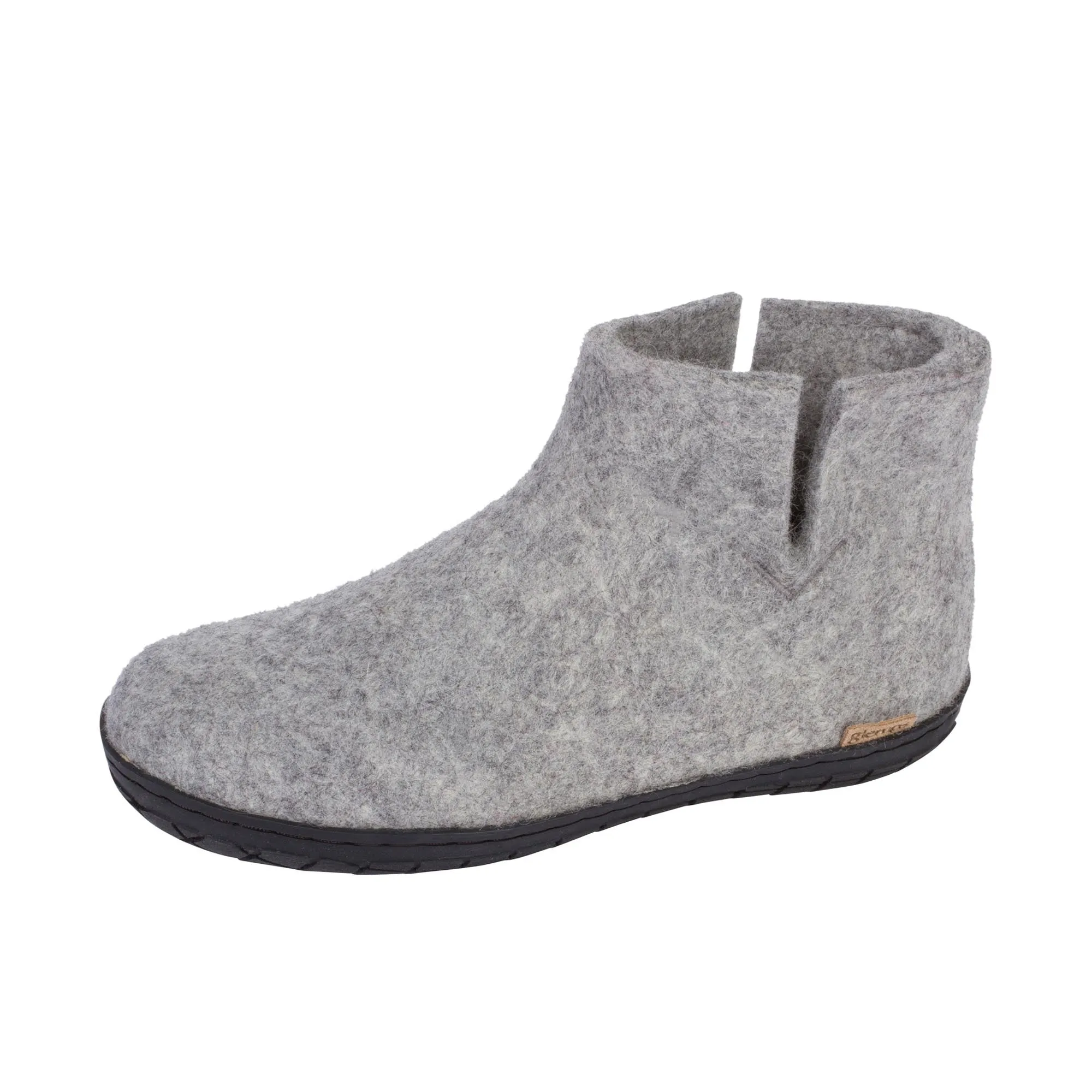 Glerups The Boot With Black Rubber Sole Grey