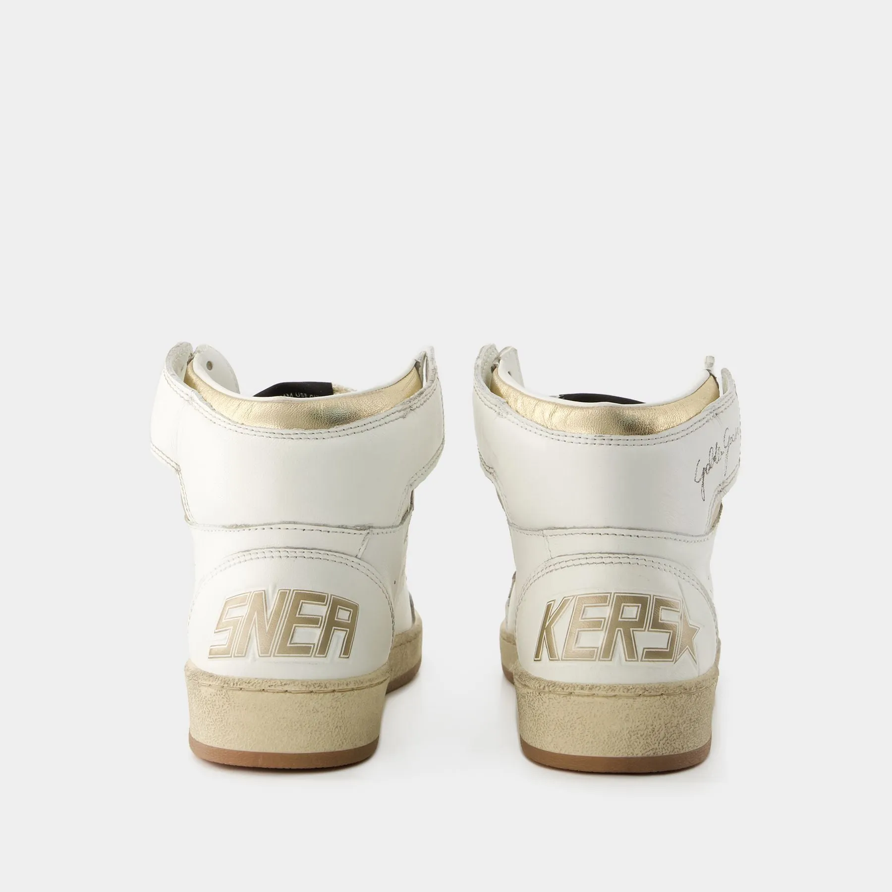 Golden Goose Deluxe Brand  Sky Star Sneakers - Golden Goose Deluxe Brand - Leather - White/Gold