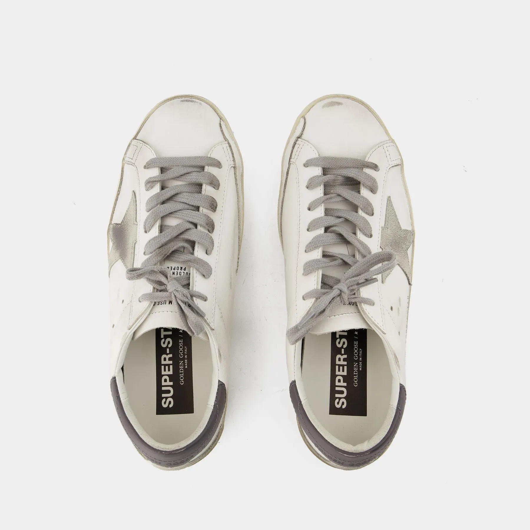 Golden Goose Deluxe Brand  Super Star Sneakers - Golden Goose Deluxe Brand - Leather - White