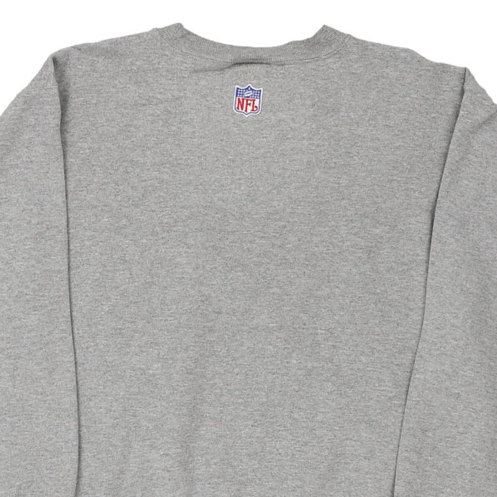 Green Bay Packers Reebok NFL Sweatshirt - Medium Grey Cotton Blend