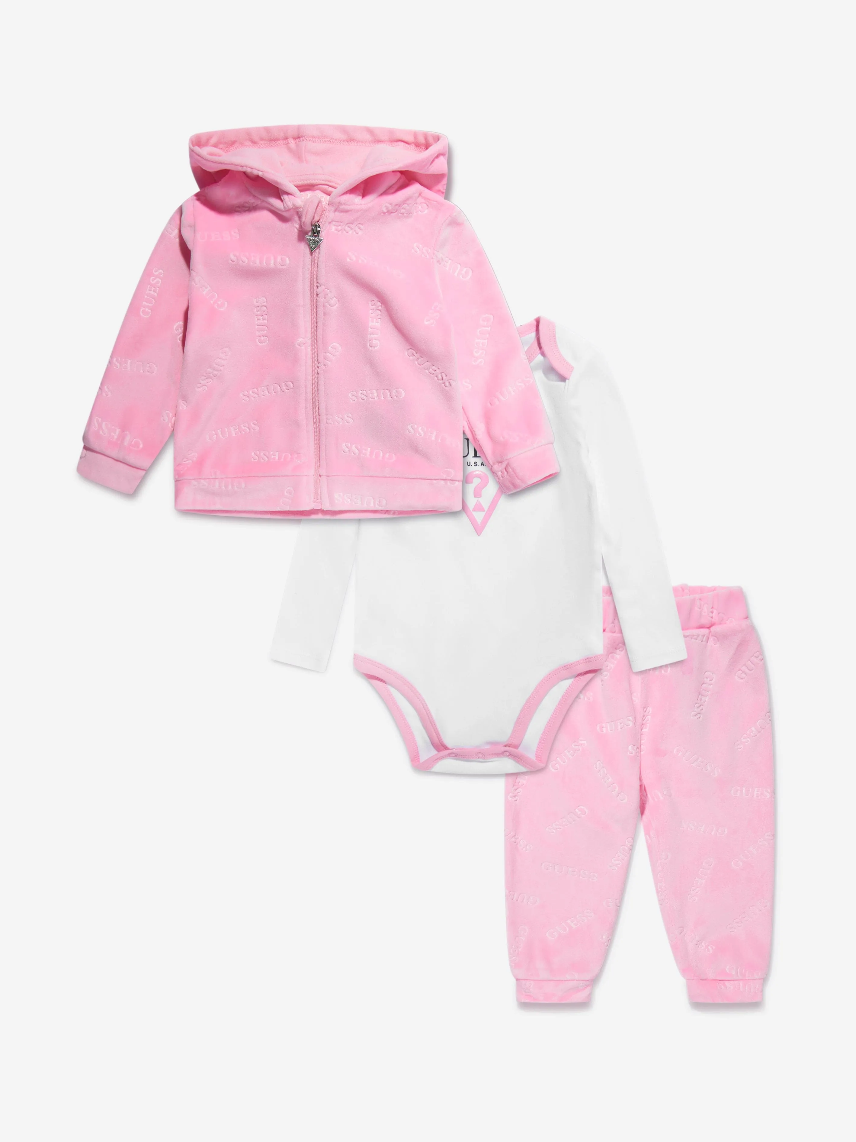 Guess Baby Girls Tracksuit Set (3 Piece)