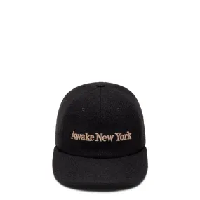 HARRIS TWEED 6-PANEL HAT BLACK | Bodega