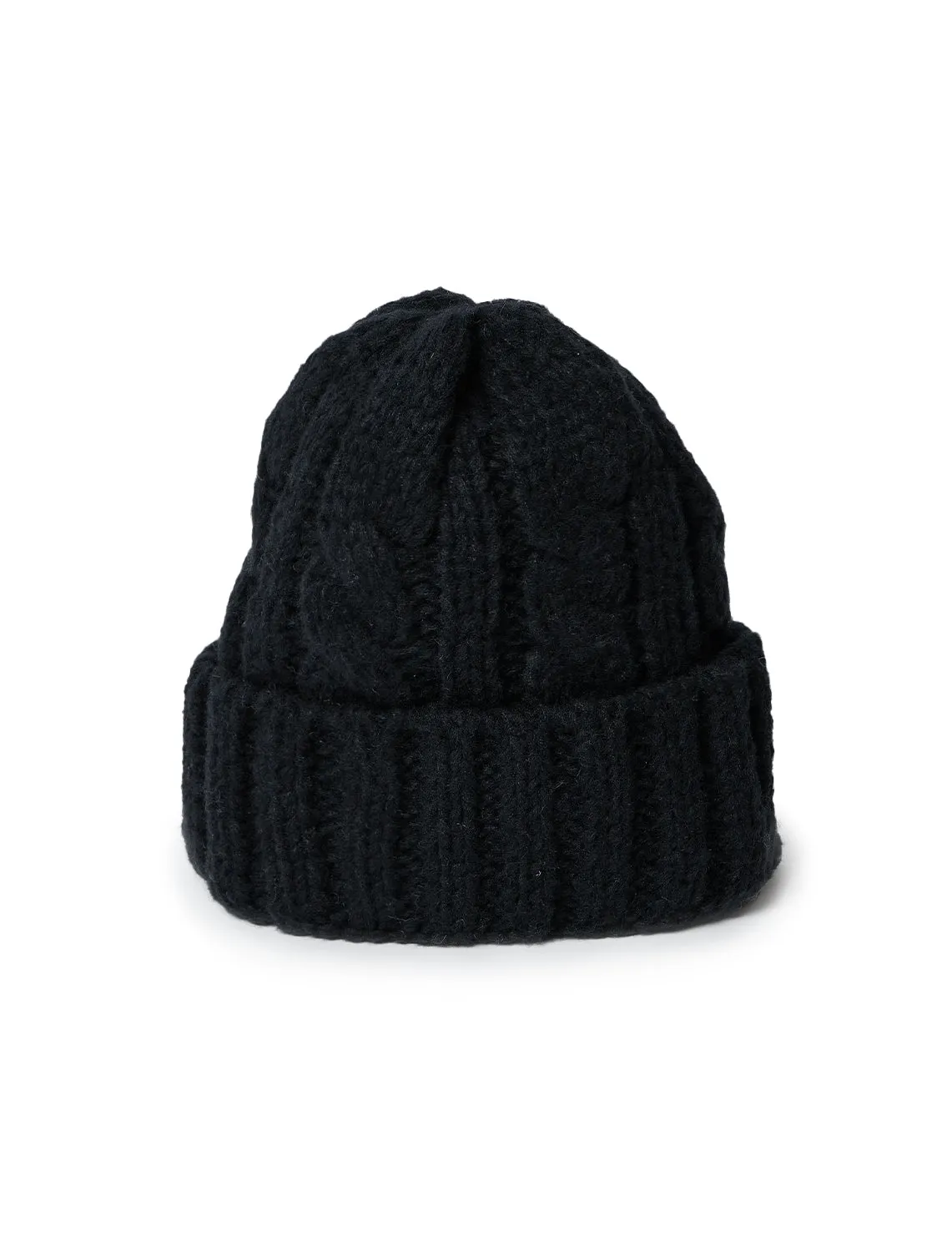     Hat Attack   fisherman beanie in black