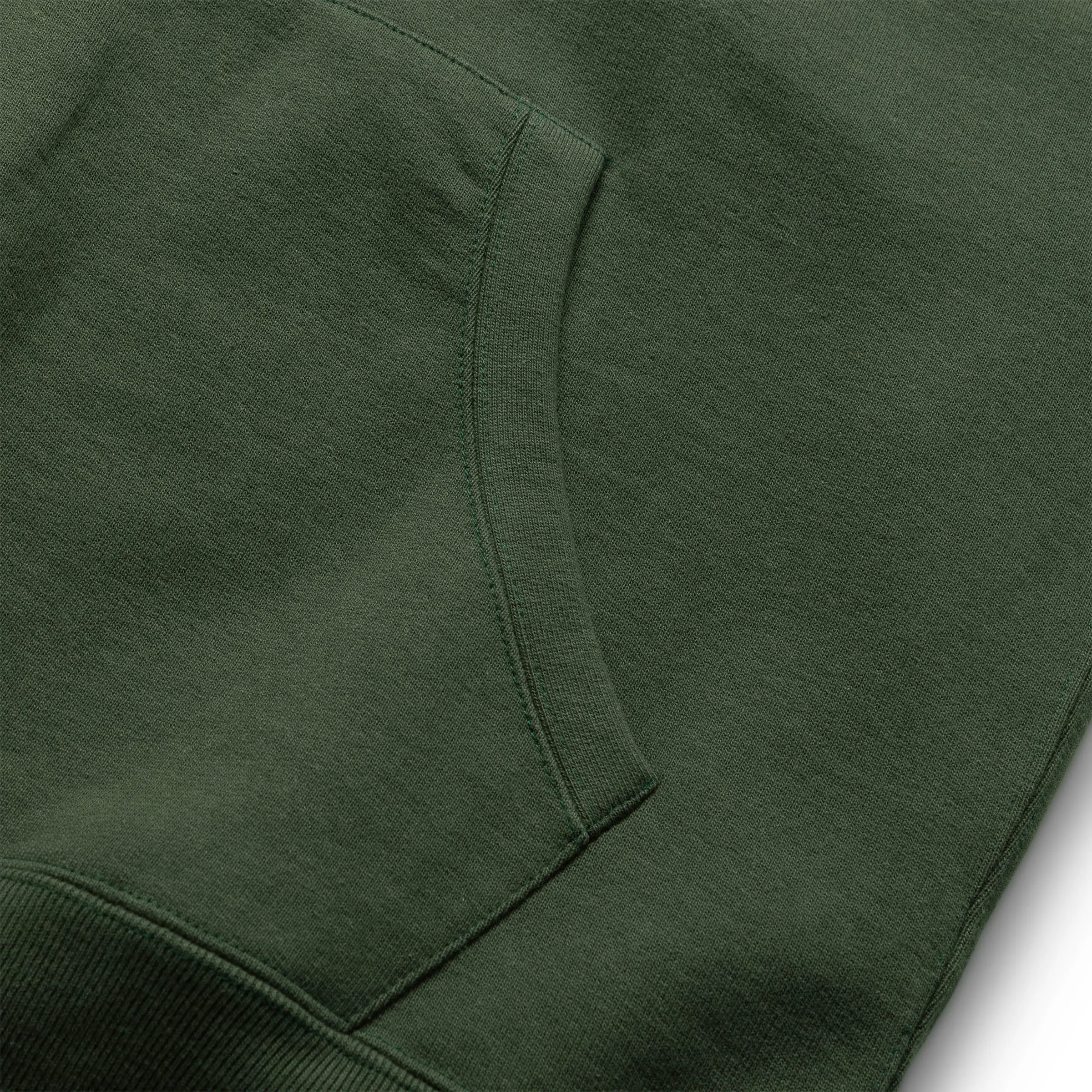 HEAVY WEIGHT PULLOVER HOODED SWEATSHIRT (TYPE-2) GREEN | Bodega