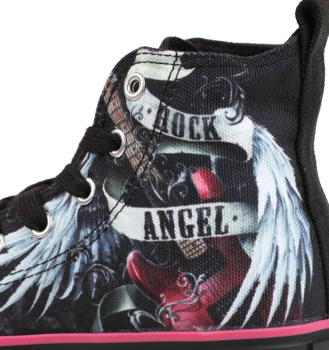 high sneakers women's ROCK ANGEL - SPIRAL - T091S002  -  Metal-shop