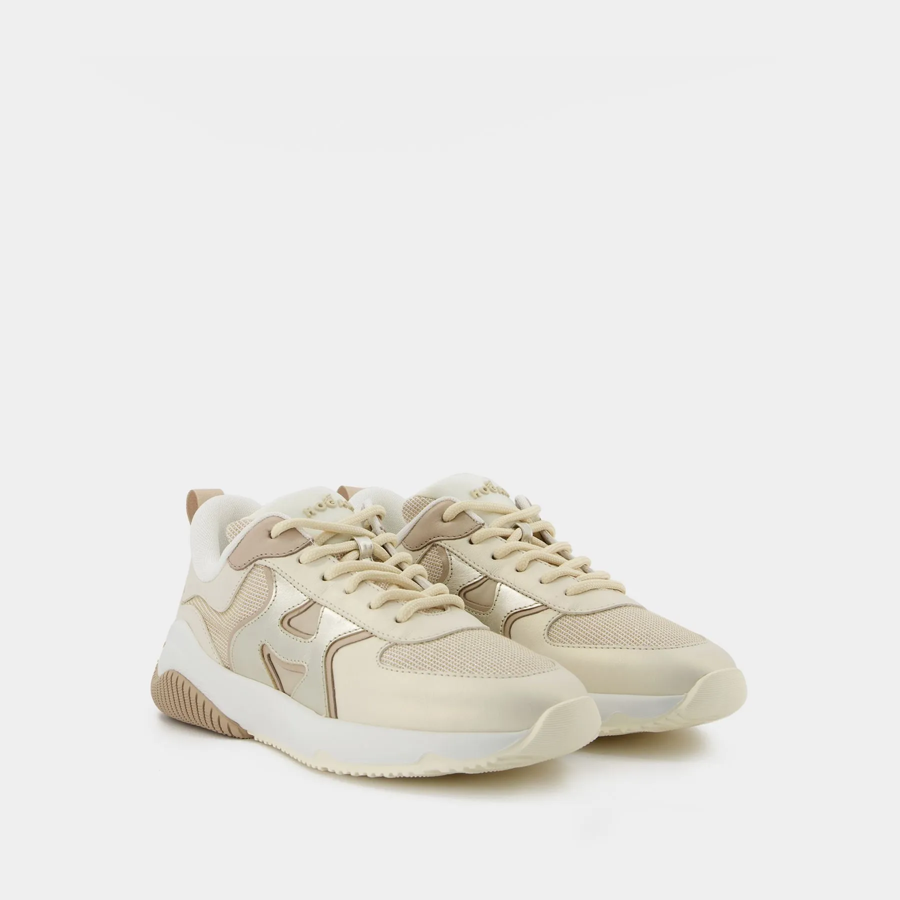 Hogan  H597 Sneakers - Hogan - Beige - Leather