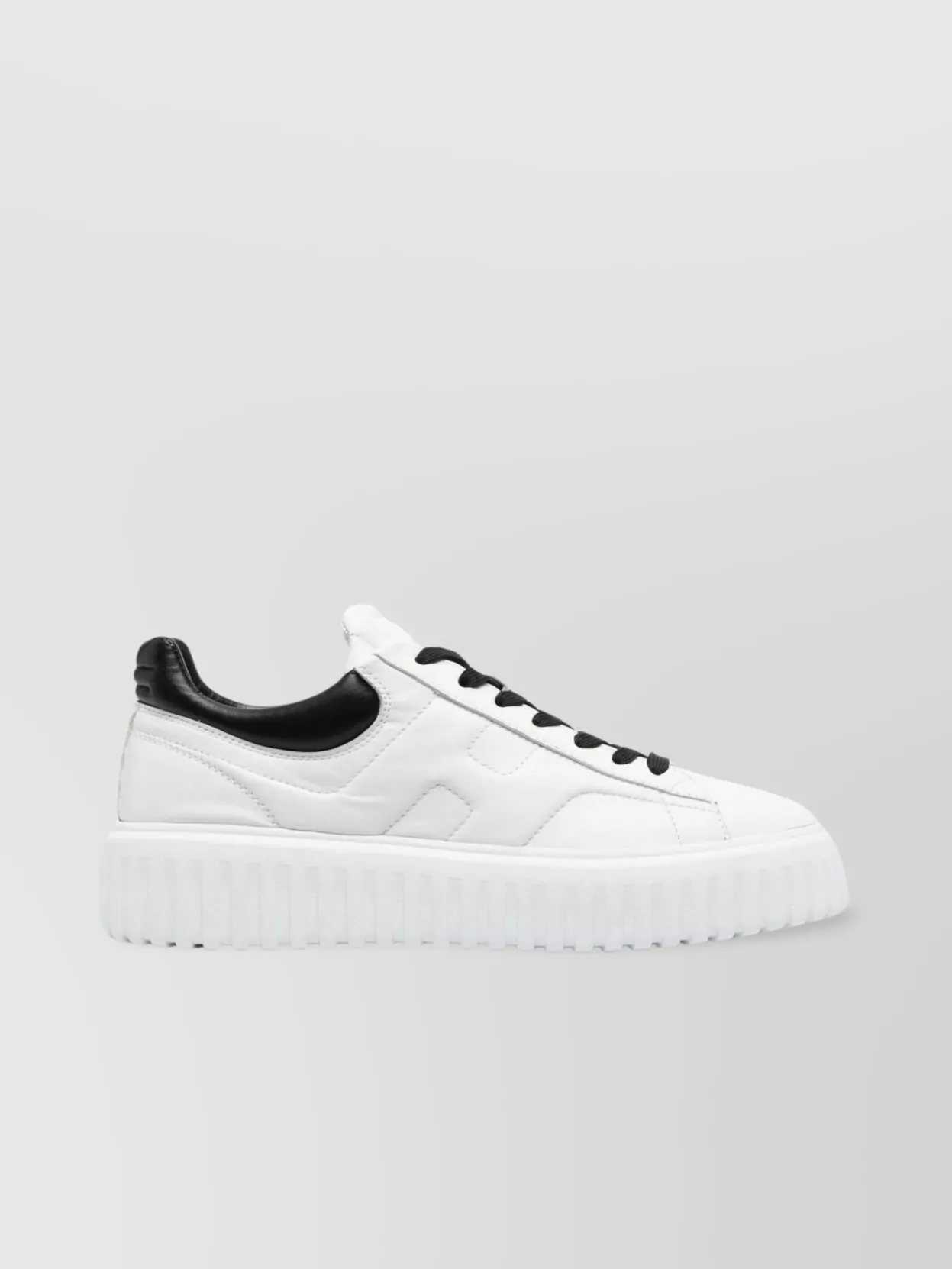 Hogan   Leather low-top sneakers h-stripes