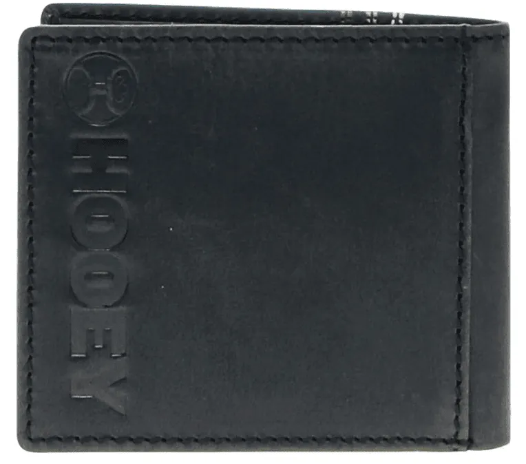 Hooey Ranger Bifold Wallet Black Rodeo Boot Stitch Bi-Fold Wallet HBF016-BK