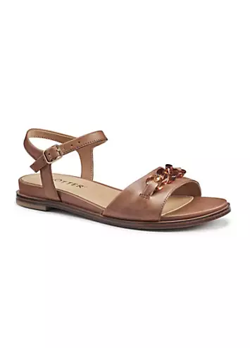 Hotter Modena Rich Tan Women’s Sandals | Grattan