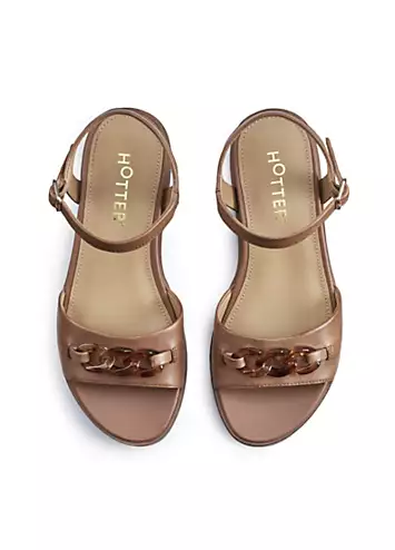 Hotter Modena Rich Tan Women’s Sandals | Grattan