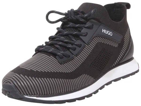 Hugo Boss Men's Icelin Sneakers Trainers Black Sz: 10 50451737