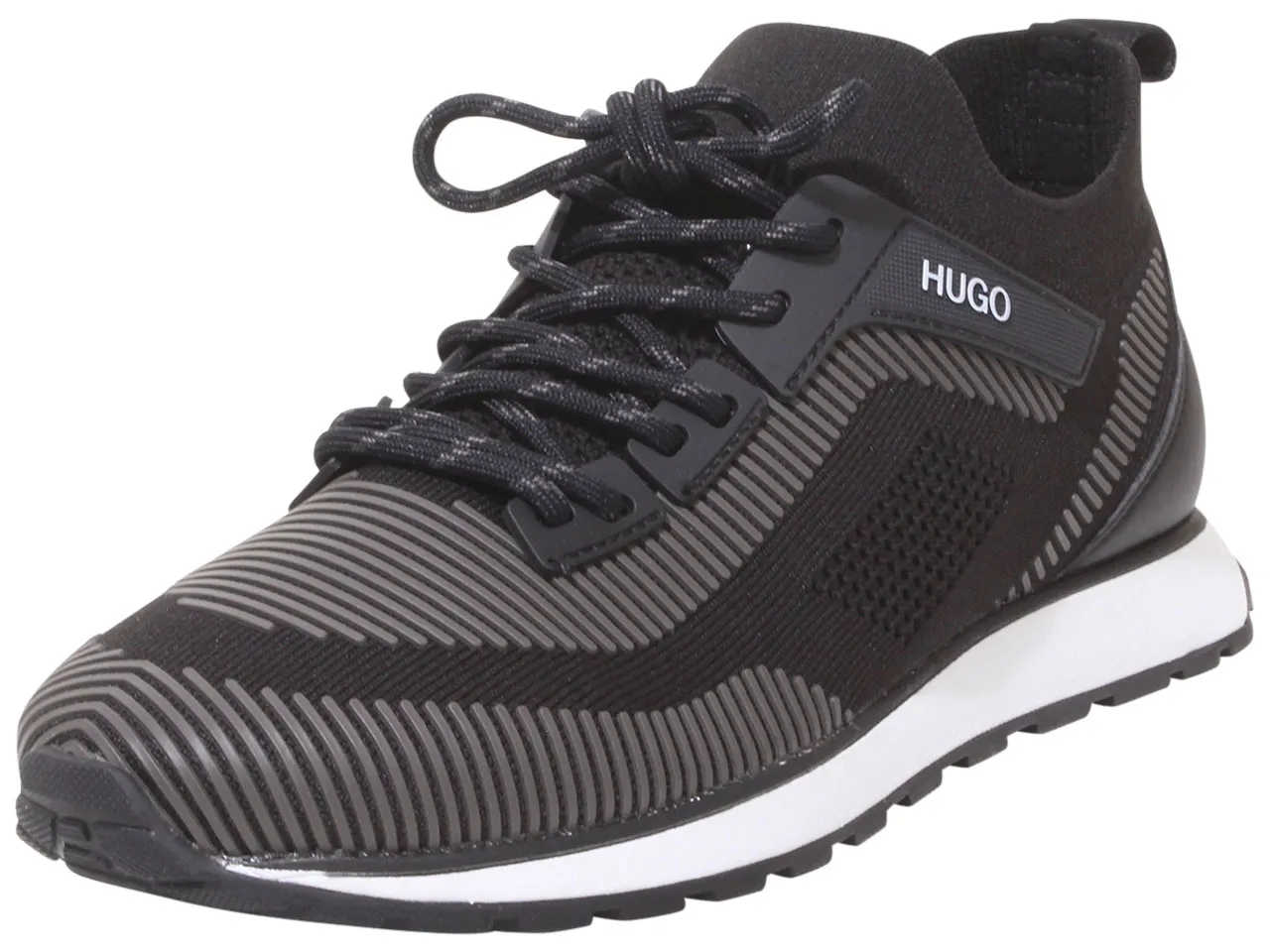 Hugo Boss Men's Icelin Sneakers Trainers Black Sz: 12 50451737