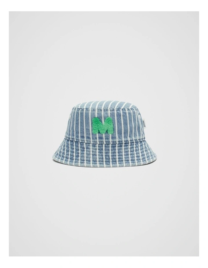 Initial Denim Sun Hat in M