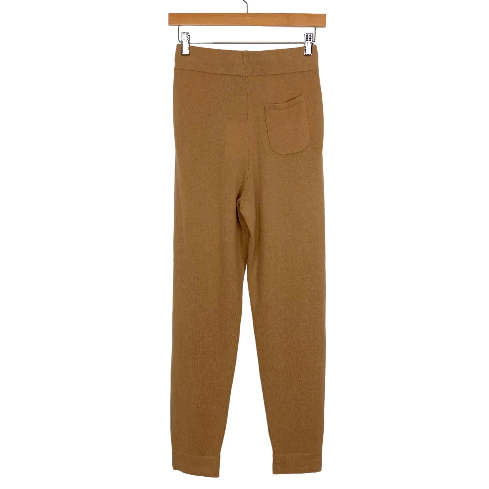 Italic Brown Cashmere Drawstring Joggers NWT- Size S (Inseam 27.5)