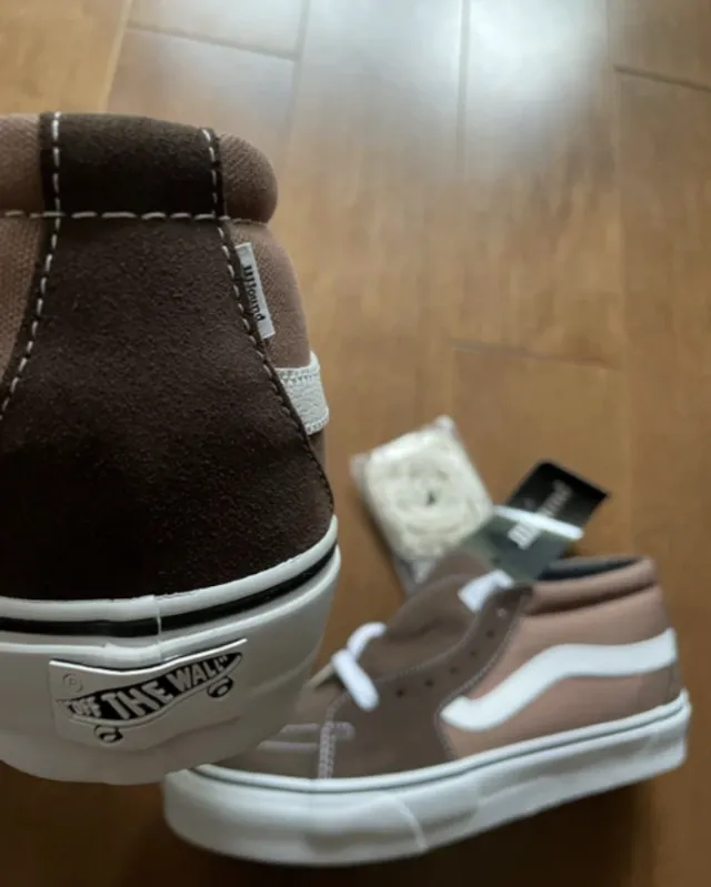 JJJJOUND x Vans Sk8-Mid VLT LX BROWN size 7