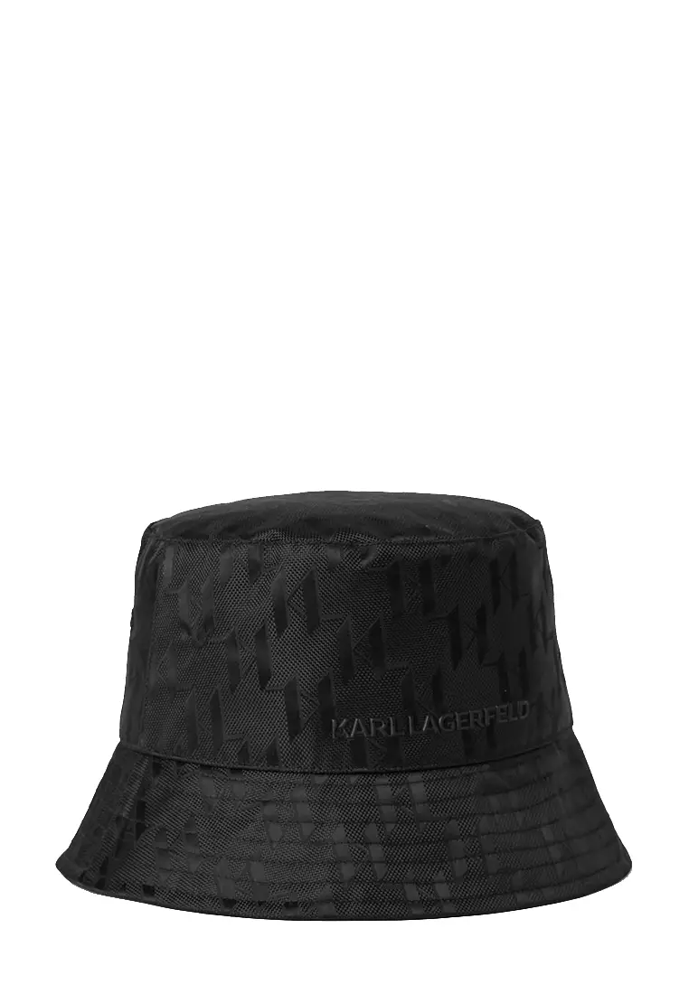 KARL LAGERFELD K/ETCH BUCKET HAT