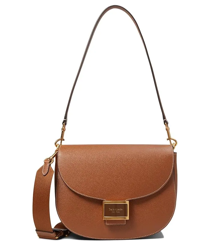 Kate Spade New York Katy Textured Leather Convertible Saddle Bag