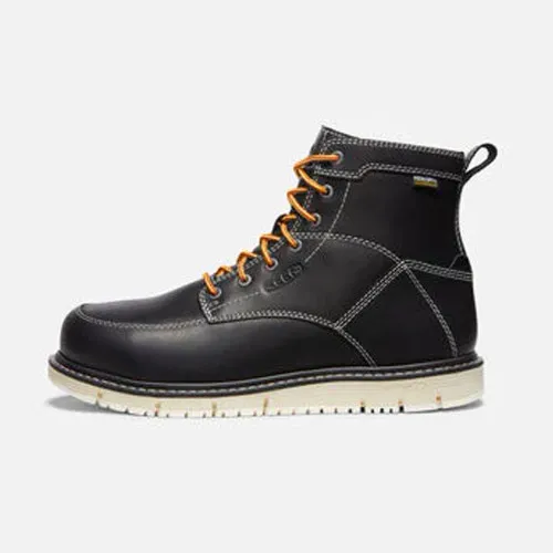 KEEN Men's CSA San Jose 6" WP AT Boot Black/Off White