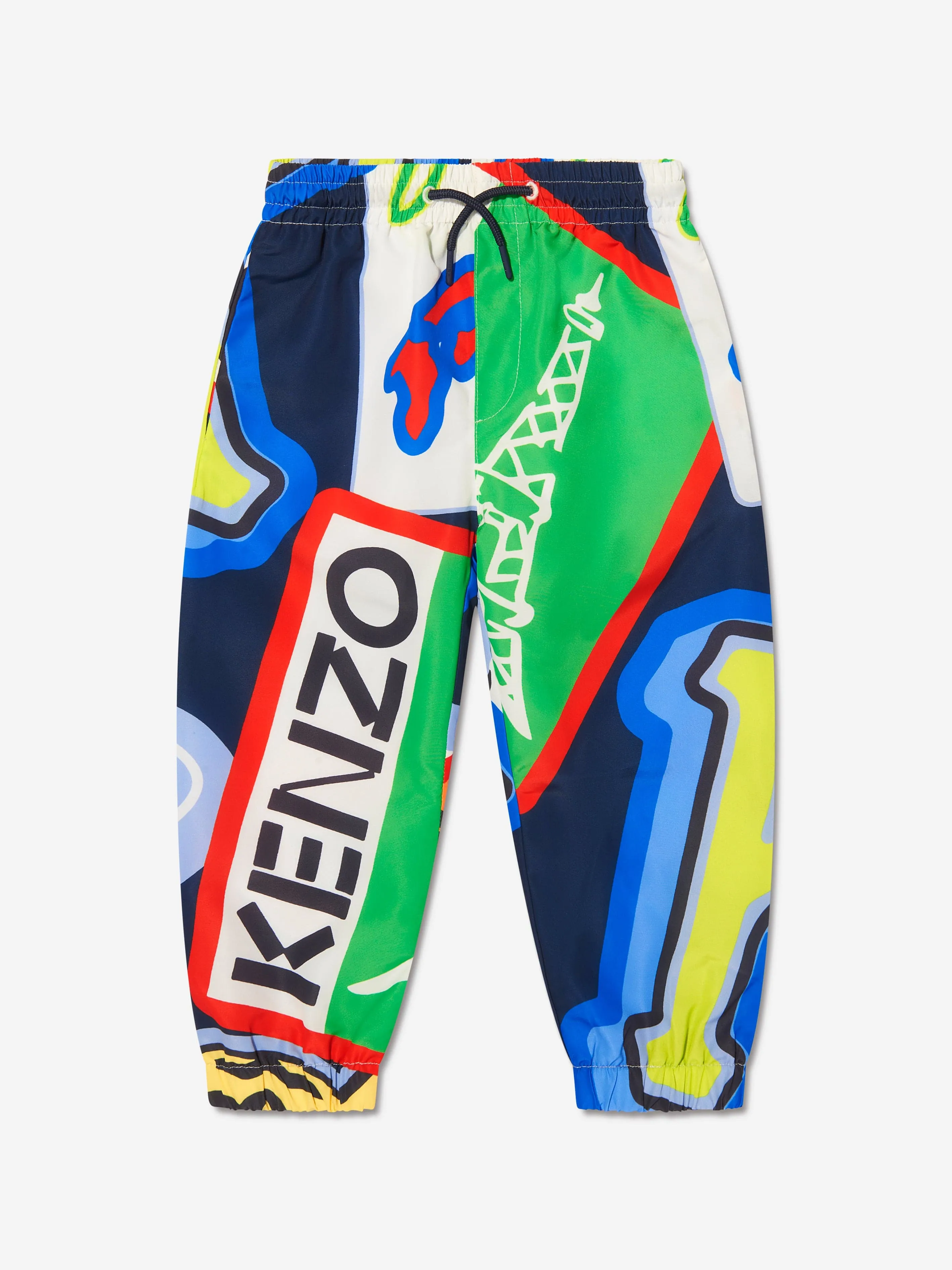 KENZO KIDS - Boys Logo Print Joggers in Navy | Childsplay Clothing