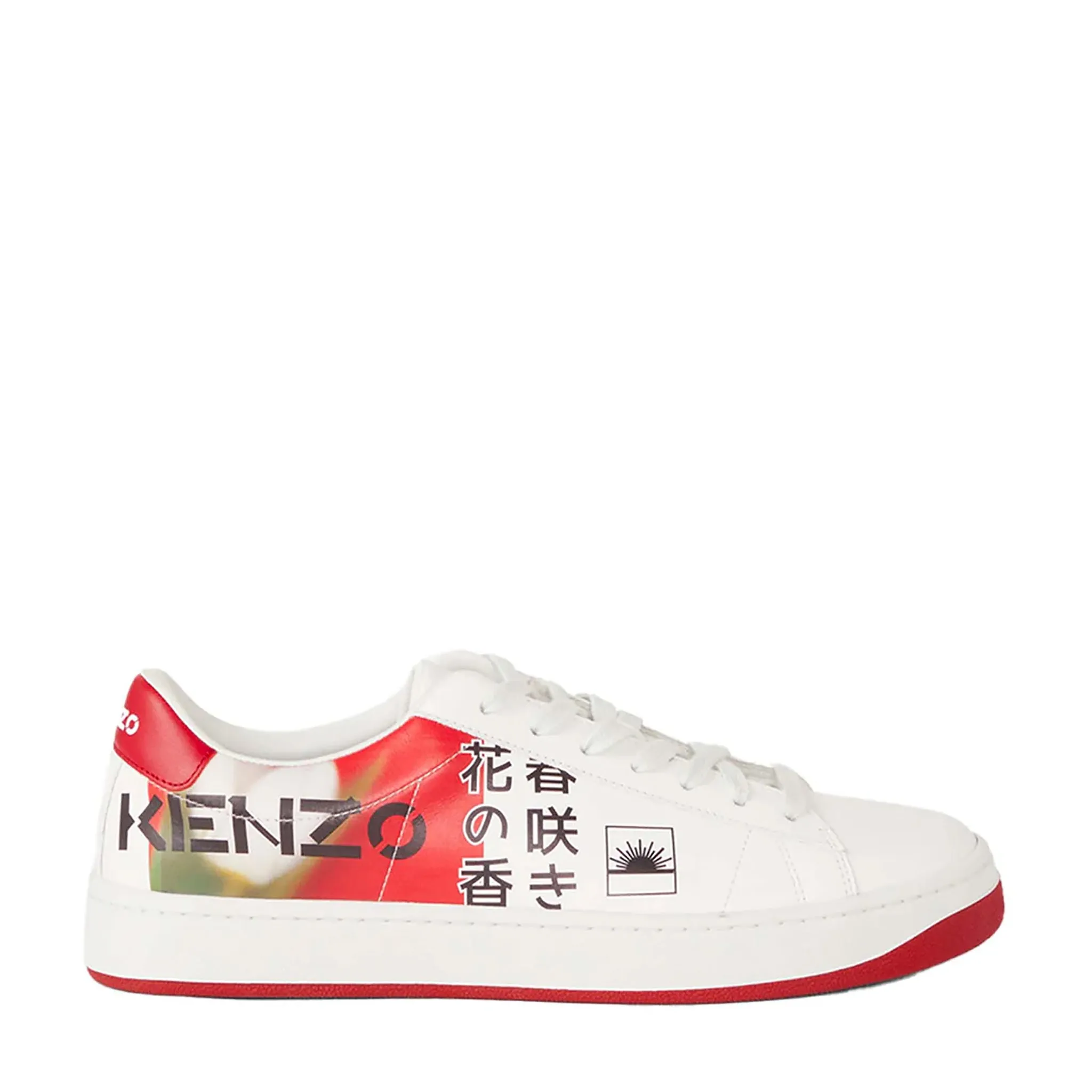 Kenzo Men's Kourt K Logo 'Floral' Sneakers