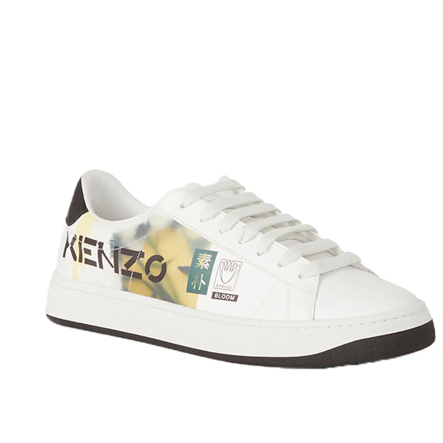 Kenzo Men's Kourt K Logo 'Floral' Sneakers