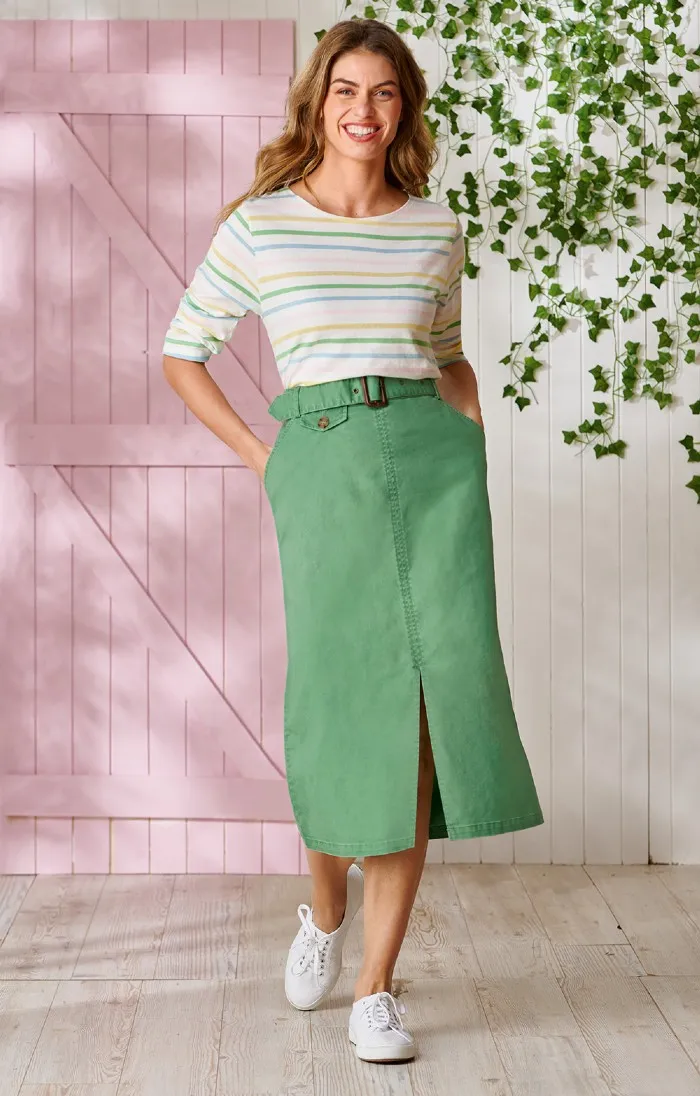 Ladies Chino Long Skirt