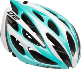 Lazer O2 Celeste Road Helmet - White-Celeste