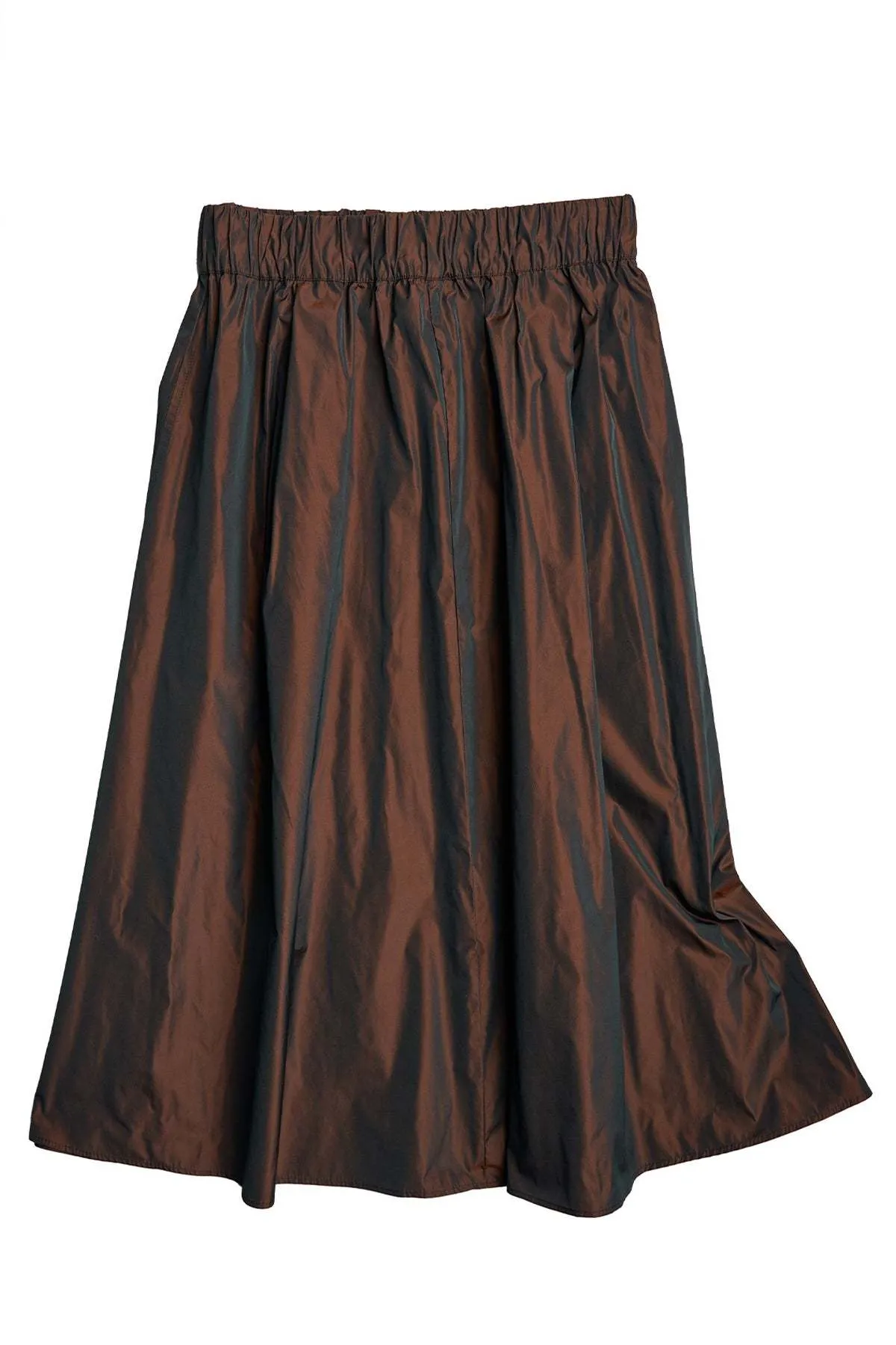 Le Skirt - Brown Taffeta