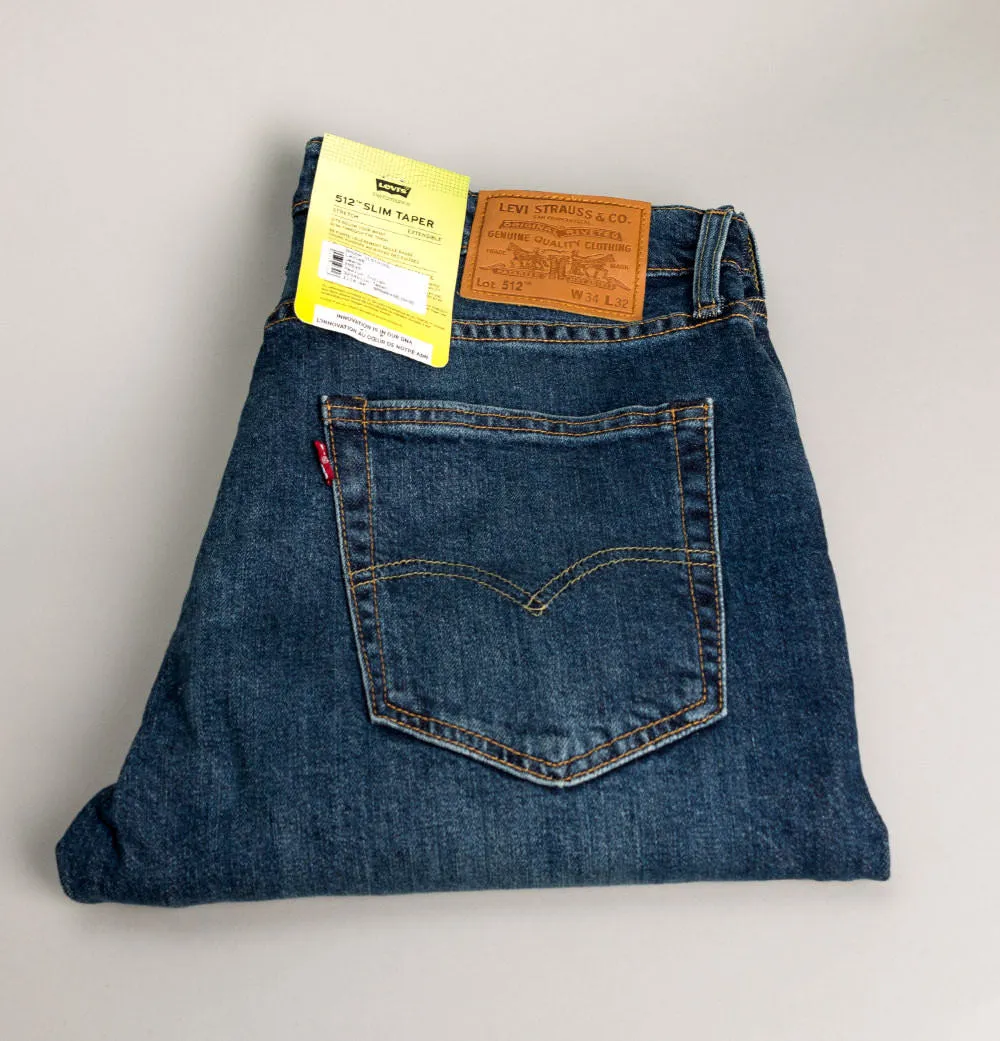 Levi's 512 Slim Taper Fit Jeans Medium Indigo