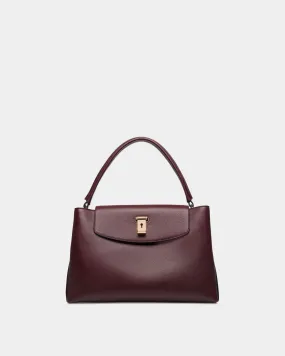 Lock Me Top Handle Bag In Andorra Grained Leather