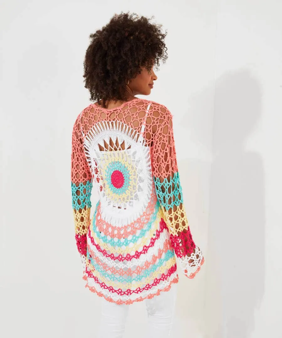 Longline Crochet Jumper