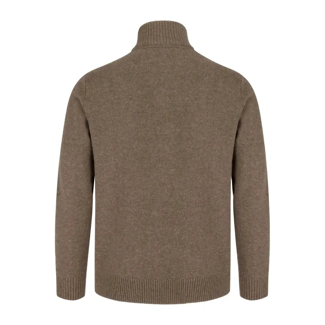 Lothian Lambswool Zip Neck Pullover Stylish and Quality