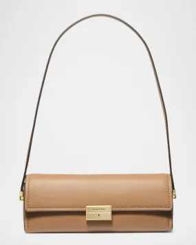 Ludlow Small Leather Pouchette Shoulder Bag