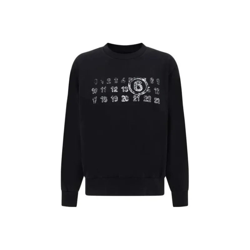     Maison Margiela   Digital Magnifying Glass Print Crewneck Hoodie