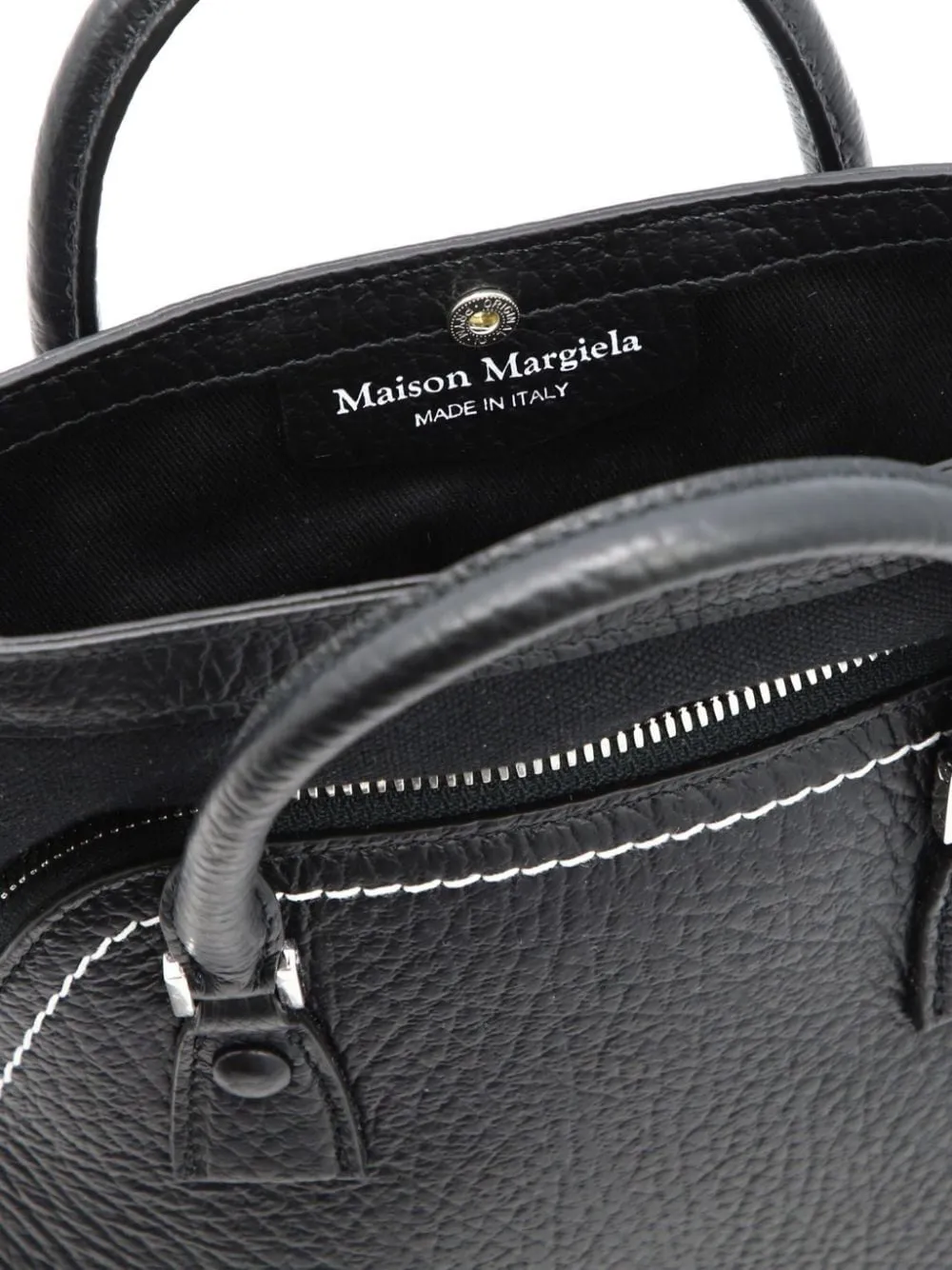 Maison Margiela    Maison Margiela 5 Ac Classique Micro Leather Handbag