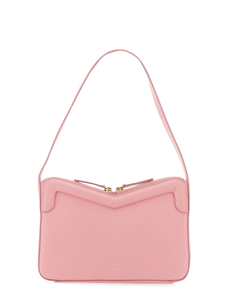 MANSUR GAVRIEL    M-FRAME LEATHER BAG